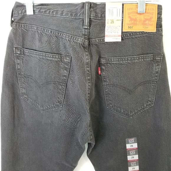 Levis 501 29xPleated Crop - Picture 5 of 8